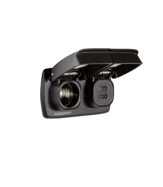 Scanstrut SC-MULTI-F1 Flip Pro Multi - Dual USB-C with 12V  Power Socket
