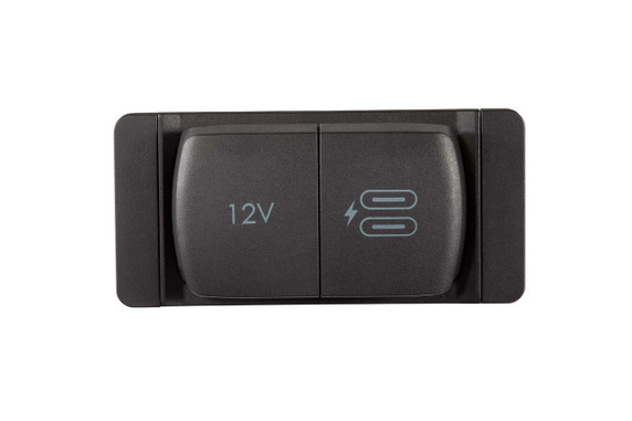 Scanstrut SC-MULTI-F1 Flip Pro Multi - Dual USB-C with 12V  Power Socket