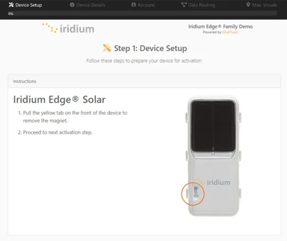 Iridium Edge Solar Demo Kit