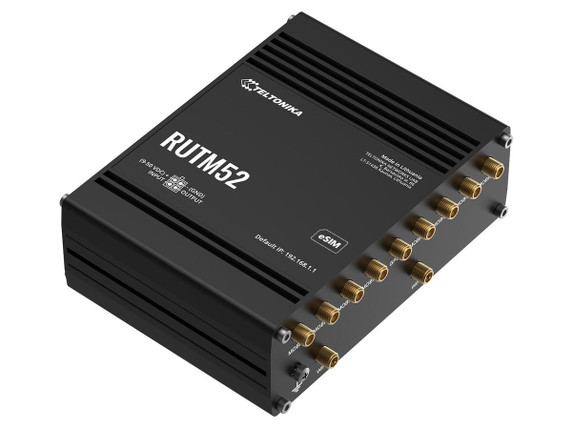 Teltonika Networks 15131784 RUTM52 Dual 5G Router with 2x Quectel RG520N-NA (North America)