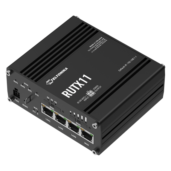 Teltonika Networks 14758040 RUTX11 LTE Cat 6 Router