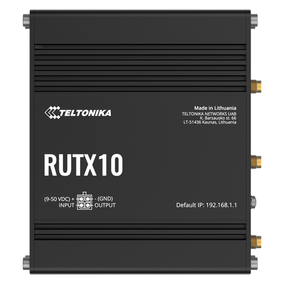 Teltonika Networks 14758046 RUTX10 Ethernet Router