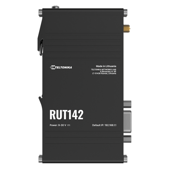 Teltonika Networks 14758045 RUT142 Ethernet Router with RS232