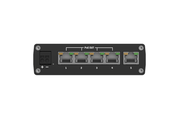 Teltonika Networks 14758052 TSW101 PoE+ Automotive Switch 5 GbE ports