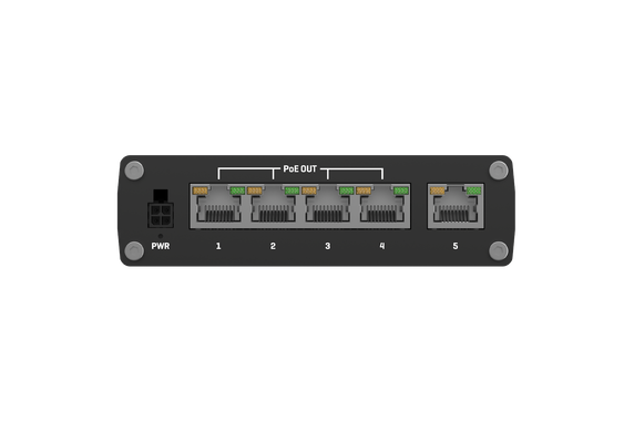 Teltonika Networks 14814581 TSW100 PoE+ Switch 5 GbE ports