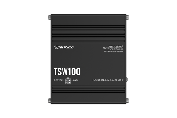 Teltonika Networks 14814581 TSW100 PoE+ Switch 5 GbE ports