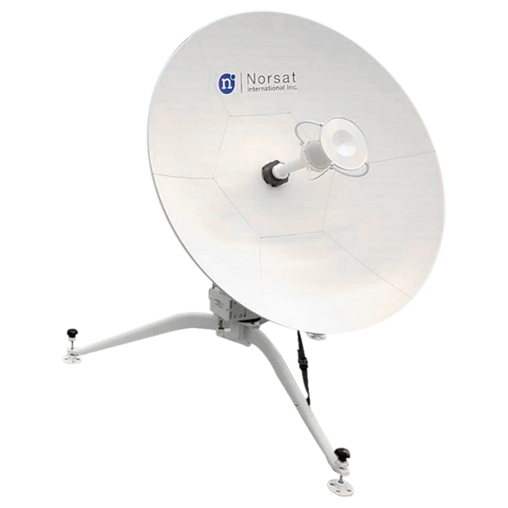Product image for WAYFARER 0.9m Ku-Band Manual Flyaway Antenna - Ring Focus