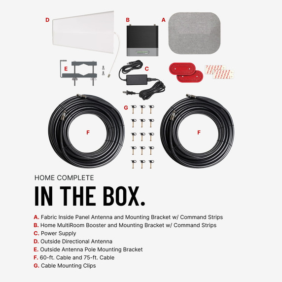 weBoost Home Complete 470145 — 470145 knolling 1500x1500