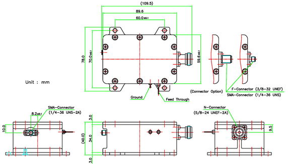 Product image for Single-Band Ku-Band EXT BDC