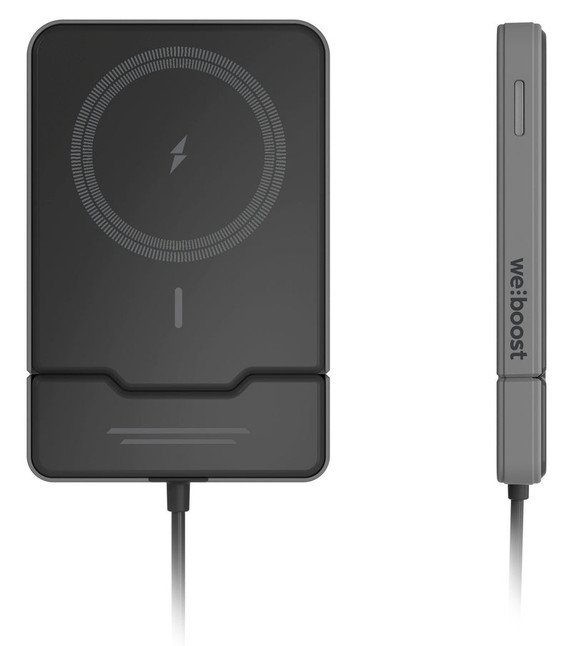 Wilson Electronics 15054605 Dash Mobile Signal Booster with Built-In Wireless Charging