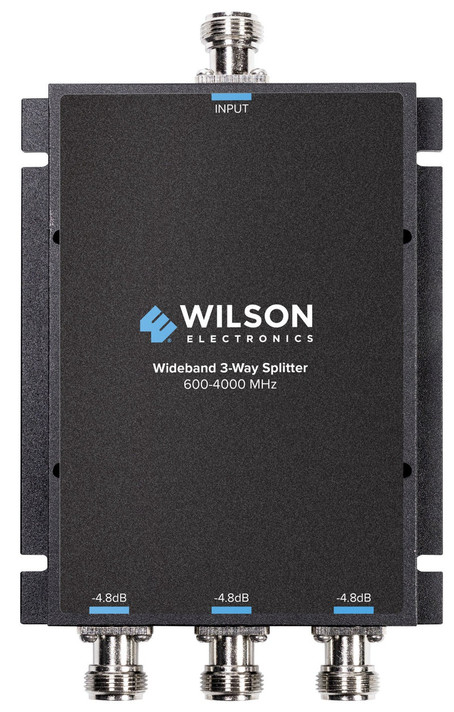 Wilson Electronics 14660694 Splitter 3 Way -4.8 dB 600-4000 MHz w/N Female Connectors