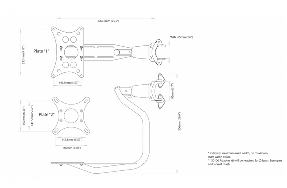 Self-Levelling – Mast LMM-1