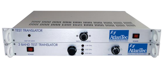 Fixed LO - S-band Tx-L-band Manual Attenuation Control Test Loop Translator - Atlantic Microwave