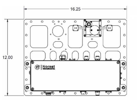 Norsat RSLNBX11F Redundant Switch 1:1 LNB, X-band