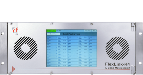 RF-Design FlexLink K4 Extended L-Band Switch Matrix 4:4 to 32:32