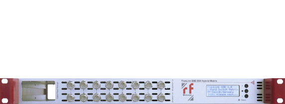 RF-Design FlexLink S9E-88X-50S Hybrid Extended L-Band Hybrid Switch Matrix 2 x 8:8