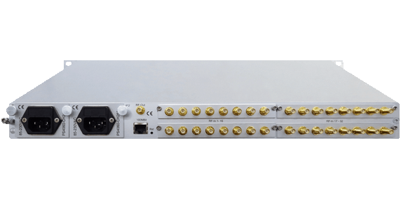 RF-Design HQC125CR-32 1+1 redundant L-Band Line Amplifiers with combiners (max. 32:1)
