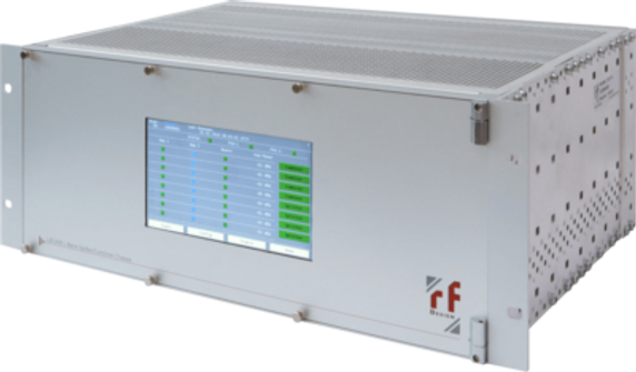 RF-Design LSC Series Modular 8-way L-Band Splitter/Combiner System with 1:1 Amplifier