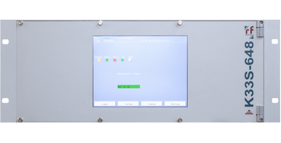 RF-Design FlexLink K33S-648 Custom-made example, 64:8 RF Switch Matrix