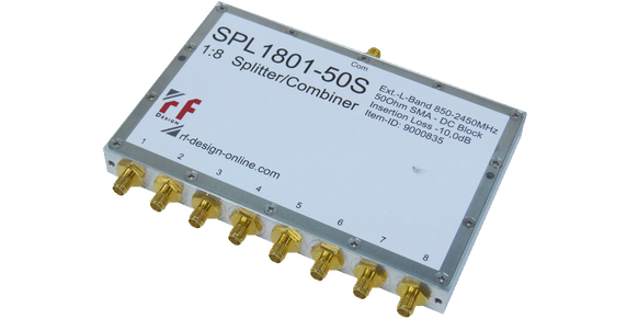 RF-Design SPL Series Extended L-Band 2-way passive Splitter/Combiner