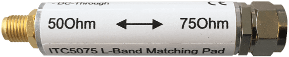 RF-Design ITC5075 Low loss impedance-converter, L-Band
