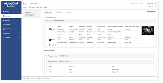 MediaKind Encoding Live - MKP 101 0010