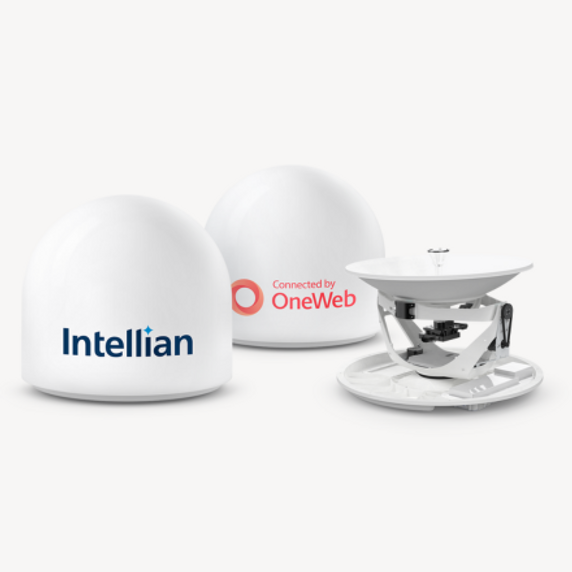 Intellian Eutelsat OneWeb OW50M-Rac Maritime Dual Parabolic User Terminal (OS-OW50P|OS-OW50P-H)