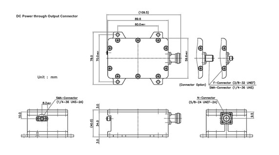 Product image for 1000 Single Band Ku-Band BDC