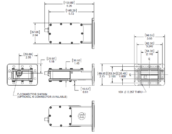 Product image for C-Band 5G Rejection LNB and Switching Bandpass Filter Product image for C-Band 5G Rejection LNB and Switching Bandpass Filter
