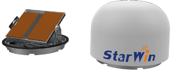 Starwin Ka Band Hybrid ESA Maritime Terminal - HSA48114MACM