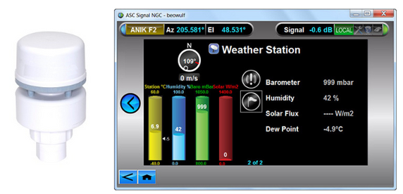 Kratos NGC-WS100WX Weather Station NGC-SLRFLX Solar Flux