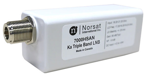 Norsat 7100HTAN Triple-Band Ka-Band PLL LNB -  7000 Series