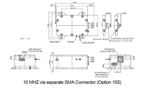 Product image for 1000 Single Band Ku-Band EXT REF BDC