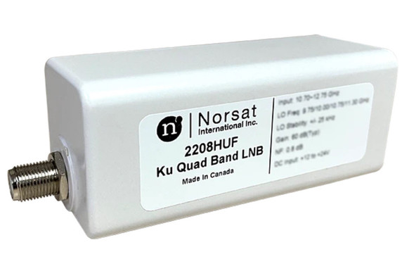 Norsat 2009XDAF Dual-Band Ku-Band PLL LNB -  2009 Series