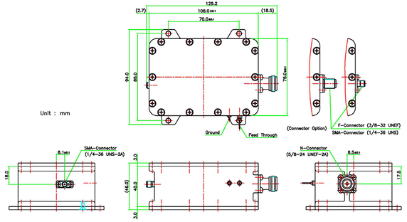 Product image for Single-Band C-Band BDC (25 kHz max.)