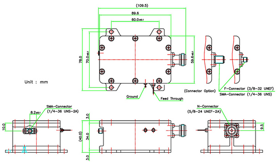 Product image for Single-Band Ka-Band BDC (10 kHz max.)