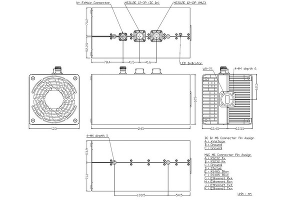 Product image for ELEMENT 50W Ku-Band EXT REF MINIBUC (High Temperature Range)