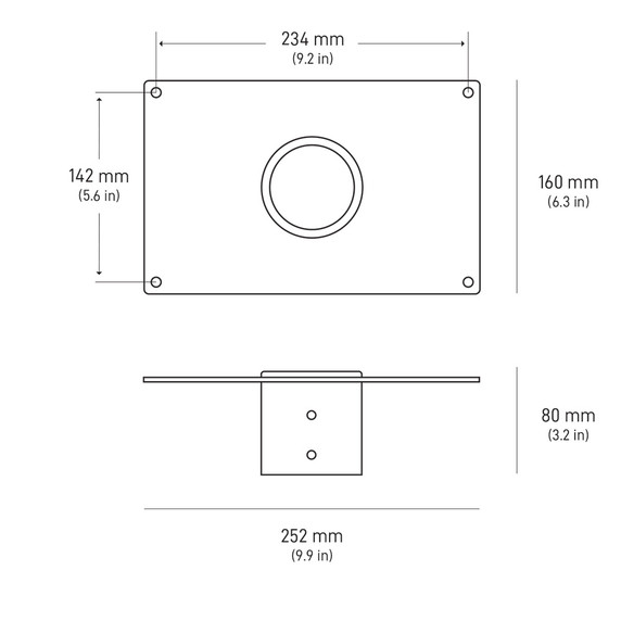 Starlink  STLXX01023 Pipe Adapter Plate​