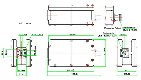 Product image for 9200 Single Band Ka-Band PLL LNB