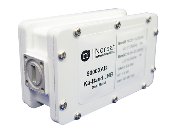 Product image for 9000 Dual-Band Ka-Band Ext REF LNB Product image for 9000 Dual-Band Ka-Band Ext REF LNB