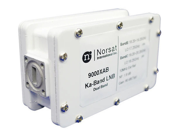 Norsat 9000XICDN 9000 Dual-Band Ka-Band Ext REF LNB with Isolator