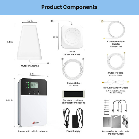 HiBoost 4K Plus Pro Home Cellular Booster