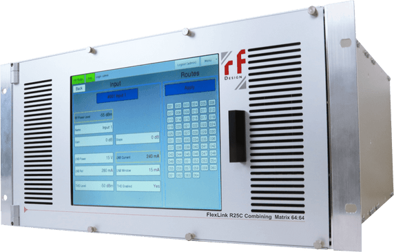 RF-Design FlexLink R25C Combining Extended L-Band Switch Matrix 64:64
