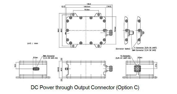 Product image for 3000 Single Band C-Band EXT REF BDC