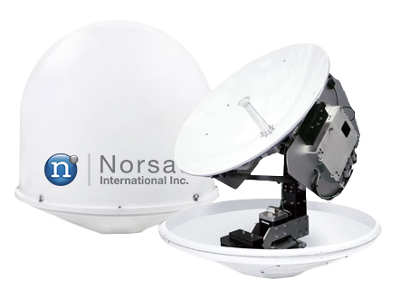 Product image for 0.8m Ku-Band Military Grade Maritime Stabilized Terminal