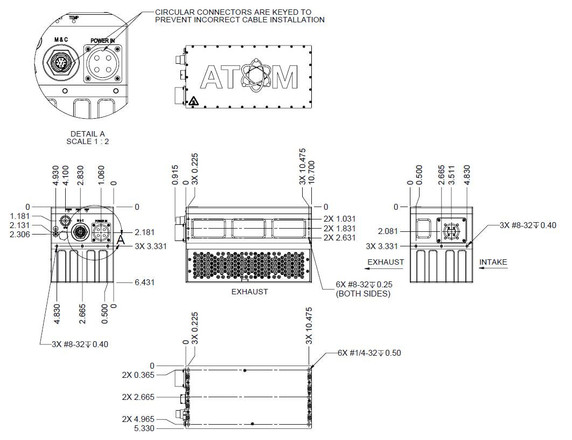 Product image for ATOM 80W Ku-Band BUC