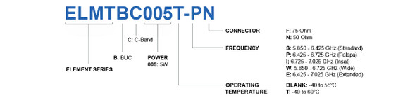 Product image for ELEMENT 5W C-Band BUC