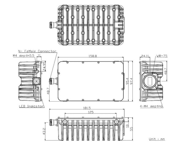 Product image for ELEMENT 6W Ku-Band MINIBUC