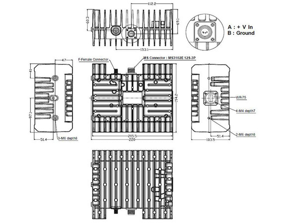 Product image for ELEMENT 10W Ku-Band BUC (High Temperature Range)
