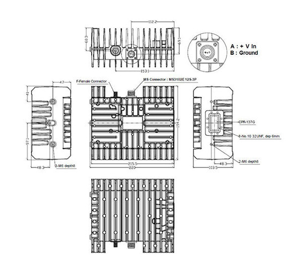 Product image for ELEMENT 10W C-Band BUC (High Temperature Range)